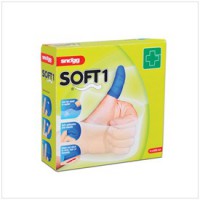 Soft1 Limfritt plaster 3 cm x 5 m, blå